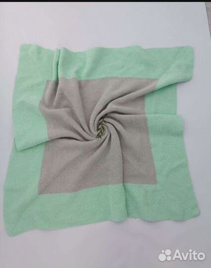 Плед детский вязаный ручная работа