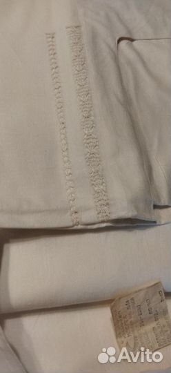 Постельное белье СССР с ришелье и вышивкой