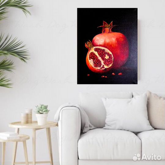 Картина маслом Гранат