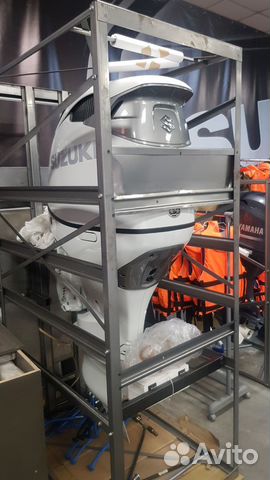 Мотор лодочный Suzuki DF350ATX, белый