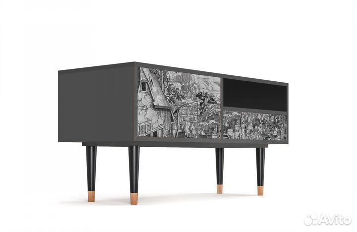 Тв-тумба T3 - Антрацит - Departure of the Angel