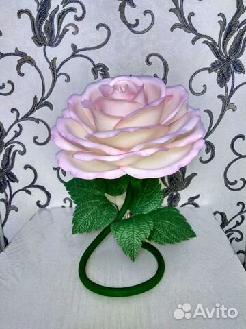Роза светильник. Ночник из изолона