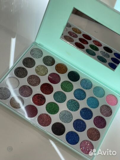 Палитра глиттеров для лица и глаз