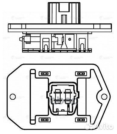 LFR 1920 luzar Резистор э/вент. отоп. Toyota RA
