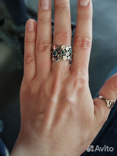 Кольцо Den'o серебро Израиль