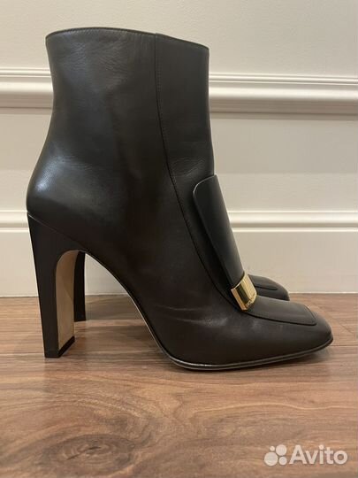 Sergio Rossi оригинал ботинки 40,5 (41) как новые