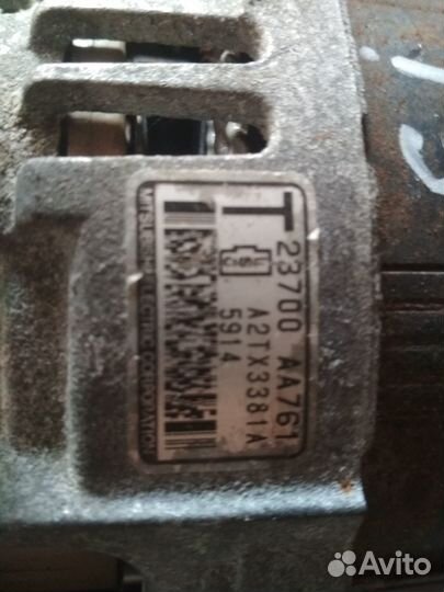 Генератор Subaru Forester sj s13