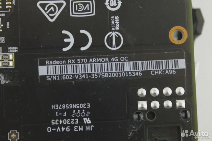 Видеокарта 4 GB AMD Radeon RX 570 MSI Armor OC