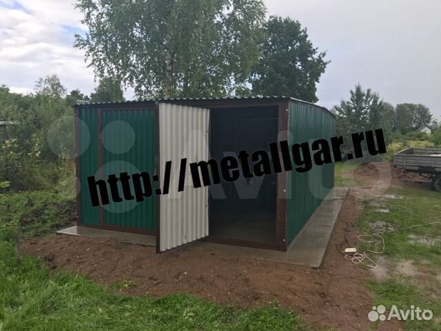 Гараж металлический(Модель Г6612)