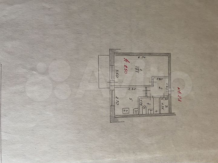 1-к. квартира, 38,5 м², 3/5 эт.