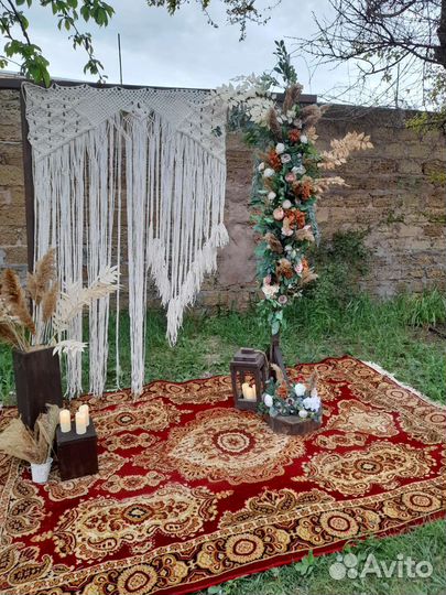 Свадебная арка в стиле Бохо