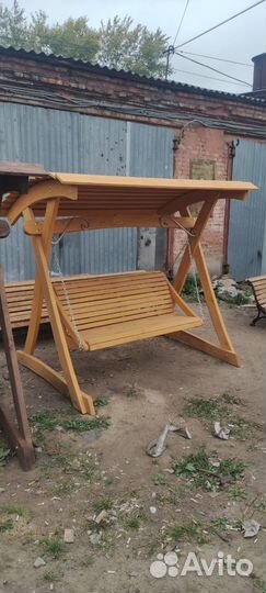 Качель из сосны для отдыха