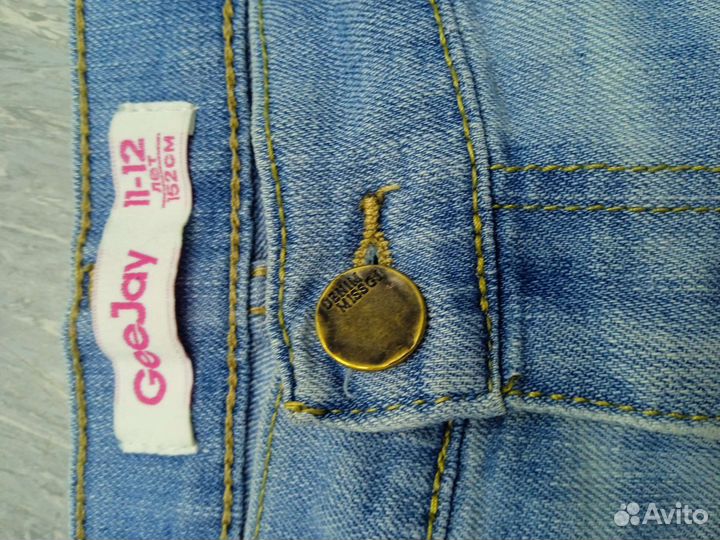 Шорты джинсовые GeeJay 152см (11-13лет)