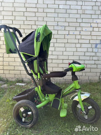 Детский велосипед с ручкой