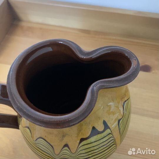 Глиняный кувшин старинный СССР