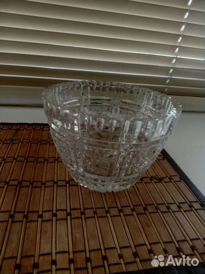Конфетница хрустальная СССР