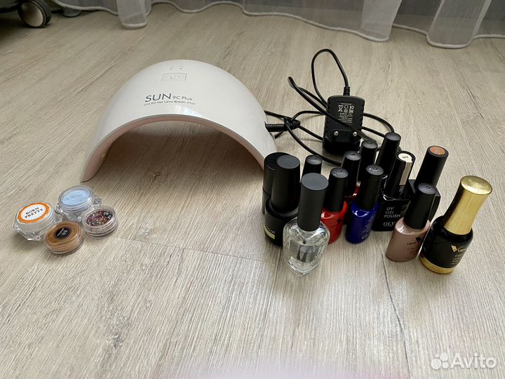 Лампа для ногтей, гель-лаки