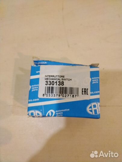 Датчик температуры охлаждающей жидкости ERA 330138