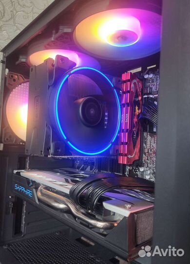 Игровой пк,Ryzen 5/RX580 8GB/ssdm2