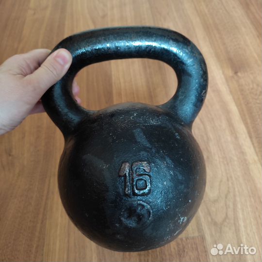 Гиря 16 кг СССР