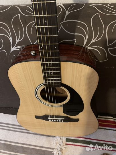 Акустическая гитара fender fa-125 новая с чехлом