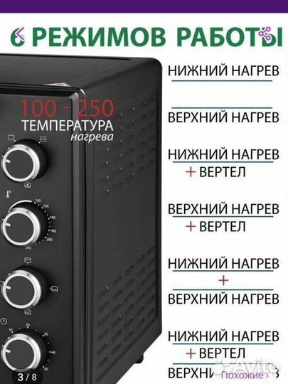 Электрическая мини печь бу