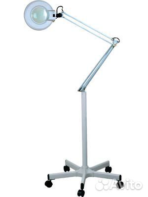 Косметологическая лампа-лупа на штативе LED