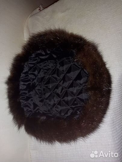 Мужская шапка из ондатры