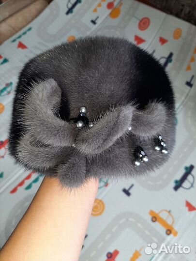 Шапка норковая женская