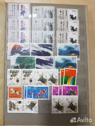 Альбом марок Китая 1980-1990