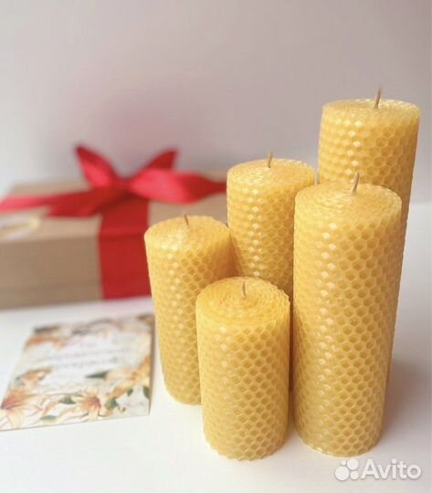Набор свечей из вощины