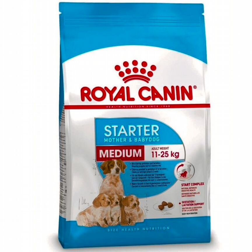 Корм для щенков royal canine starter