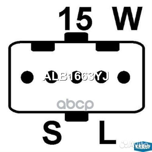Генератор ALB1663YJ Krauf