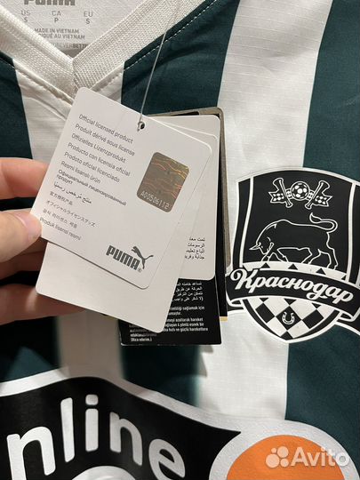 Футболка игровая puma FC krasnodar 22/23