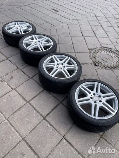 Оригинальные колеса r18 на mercedes w212