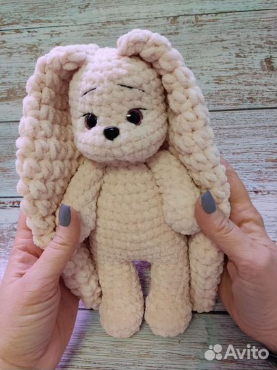 Мягкая игрушка заяц ручная работа