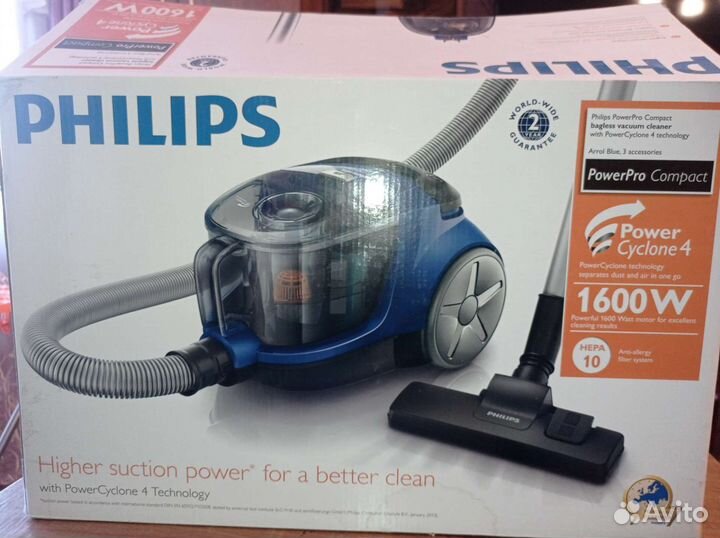 Пылесос philips fc8470/01power cyclone4 торг