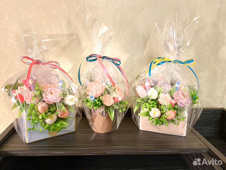 Букет осенний из мыла в подарок