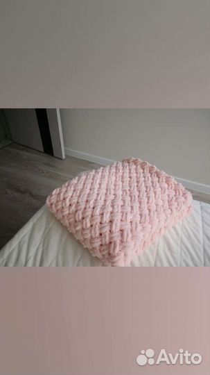 Плед детский вязаный ручная работа