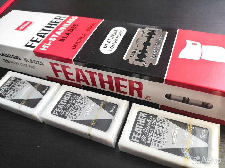 Лезвия для бритья Feather