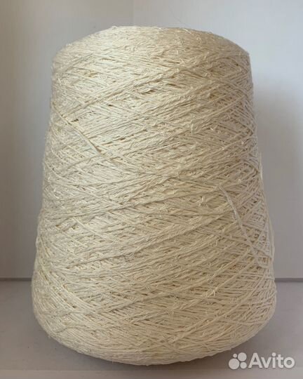 Пряжа Loro Piana лен хлопок белая красная черная