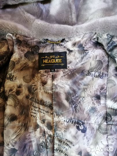 Шуба с капюшоном