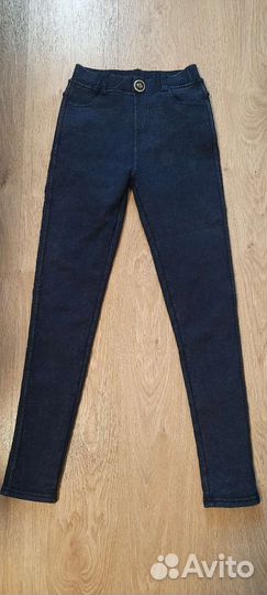 Утеплённые джегинсы на девочку