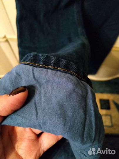 Джинсы на подкладе детские на худенького ребенка