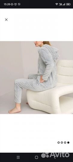 Комбинезон брючный La Redute р48 из флиса Франция