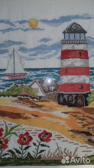 Картина, вышита крестом