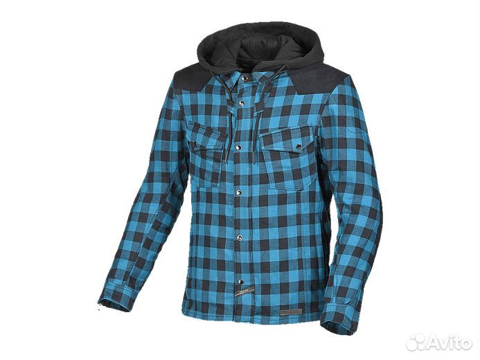 Рубашка macna inland синяя клетка