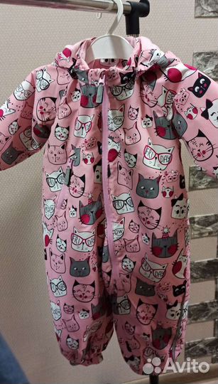 Два демисезонных комбинезона для девочки