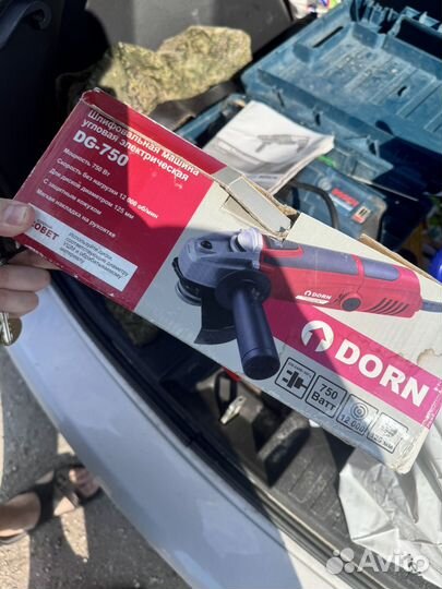 Угловая шлифмашина dorn DG-650, 650 Вт 115 мм