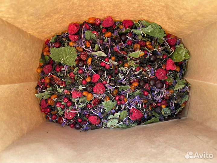 Иванчай 1кг с ягодами и травами